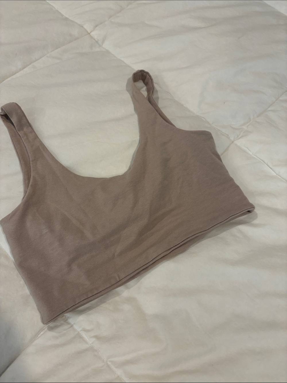 Cotton On Nude/Taupe Seamless Crop Bra - Picture 5 of 5